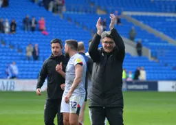 Mick Harford applauds the amazing travelling fans