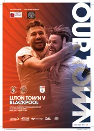 Programme: Luton Town FC vs Blackpool (23rd Apr 2022)