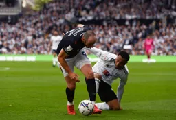 Danny Hylton gets away from his marker
