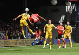 Cameron Jerome competing in the air