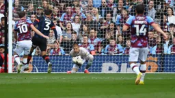 Ethan Horvath safely clutches the ball