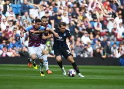 Luke Freeman trys to force his way through