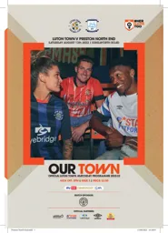 Programme: Luton Town FC vs Preston North End (13th Aug 2022)