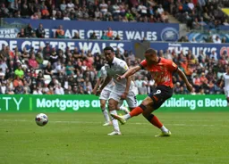 Carlton Morris scores the Town`s second goal
