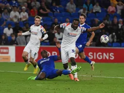 Cameron Jerome is stopped in his tracks