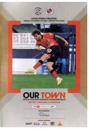 Programme: Luton Town FC vs Reading (1st Nov 2022)