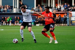 Gabriel Osho closes down Ollie Rathbone