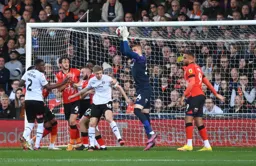 Ethan Horvath safely holds on to the ball