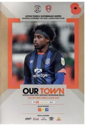 Programme: Luton Town FC vs Rotherham United (12th Nov 2022)