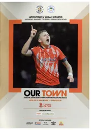 Programme: Luton Town FC vs Wigan Athletic (7th Jan 2023)