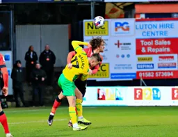 Tom Lockyer tangles with Jed Wallace