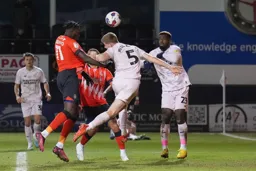 Close up version of the goal