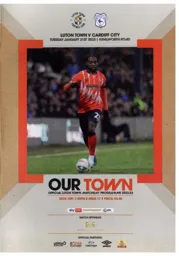 Programme: Luton Town FC vs Cardiff City (31st Jan 2023)