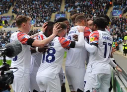 Celebrations following Tom Lockyer`s goal