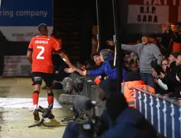 Cody Drameh avoids the cameras