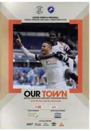 Programme: Luton Town FC vs Millwall (28th Feb 2023)