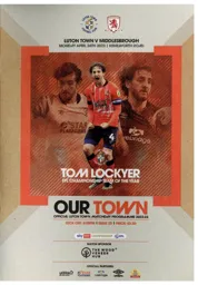 Programme: Luton Town FC vs Middlesbrough (24th Apr 2023)