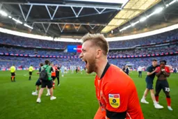 Luke Berry roars with delight