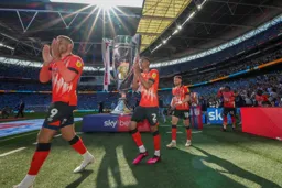 The players take to the field