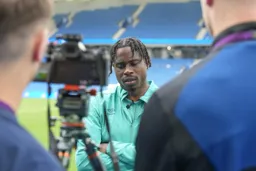 Pelly Mpanzu gives post match interview