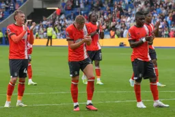 Town players applaud the support