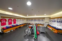 Away dressing room