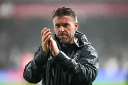 Rob Edwards thanks the crowd