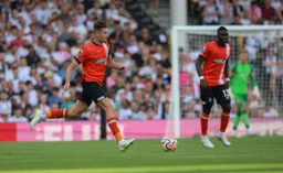 Reece Burke surges forward