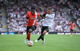 Chiedozie Ogbene has the beating of the defender