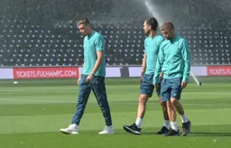 Town on pre match walk about