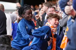 Excitement in the crowd