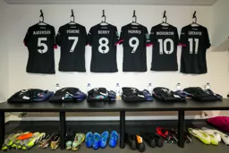 Away dressing room