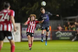 Luke Berry heading clear