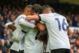 Celebrating Carlton’s winner