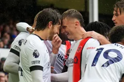 Tom Lockyer cannot believe he has just scored