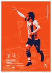 Programme: Luton Town FC vs Burnley (3rd Oct 2023)