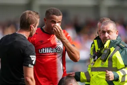 Carlton Morris takes one for the team