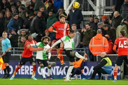 Tom Lockyer with a fantastic header