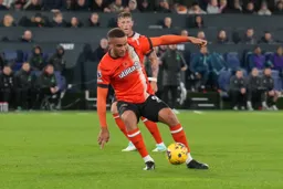 Carlton Morris in control of the ball