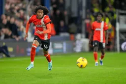 Tahith Chong chasing after the ball