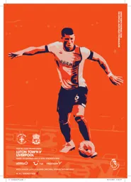 Programme: Luton Town FC vs Liverpool (5th Nov 2023)
