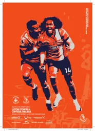 Programme: Luton Town FC vs Crystal Palace (25th Nov 2023)