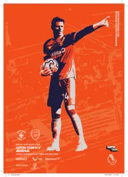 Programme: Luton Town FC vs Arsenal (5th Dec 2023)