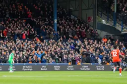 Kenilworth Road fans send a message to Tom Lockyer