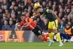 Jacob Brown about to hit the turf