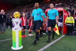 Referee Sam Allison in charge of his first Premier League match