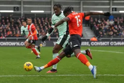 Elijah Adebayo flicks the back inside