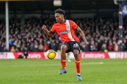 Albert Lokonga controls the ball