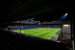 Turf Moor on a January evening