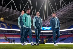 Pre match walk about